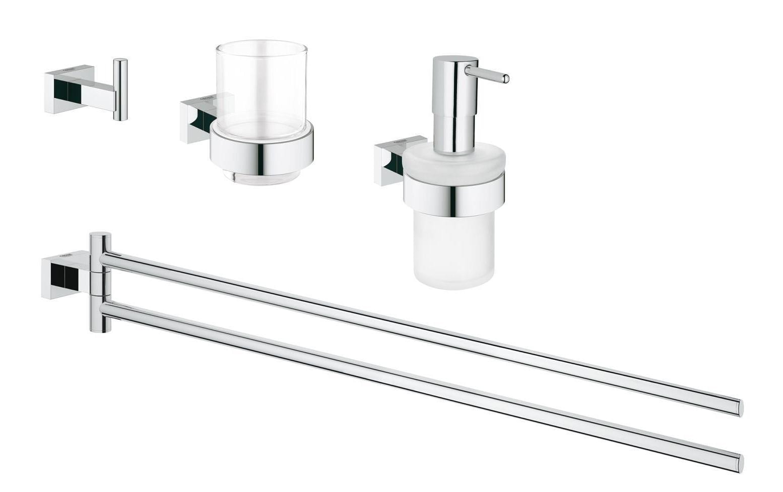 Grohe Badaccessoire-Set »Essentials Cube Bad set 4 in 1« von Grohe