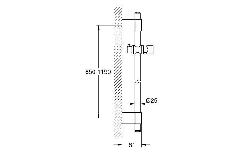 Grohe Duschstange »Rainshower 1150 mm« von Grohe