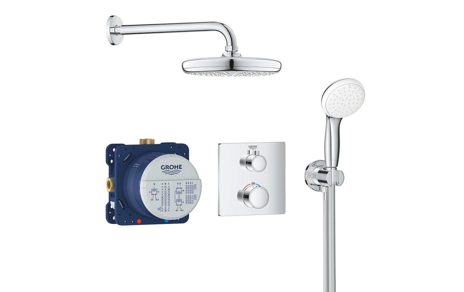 Grohe Duschsystem »Grohtherm Duschsystem Unterputz« Grohe Duschsystem »Grohtherm Duschsystem Unterputz« von Grohe