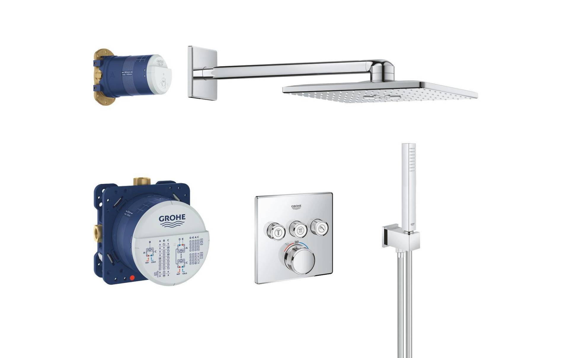 Grohe Duschsystem »Grohtherm SmartControl« Grohe Duschsystem »Grohtherm SmartControl« von Grohe