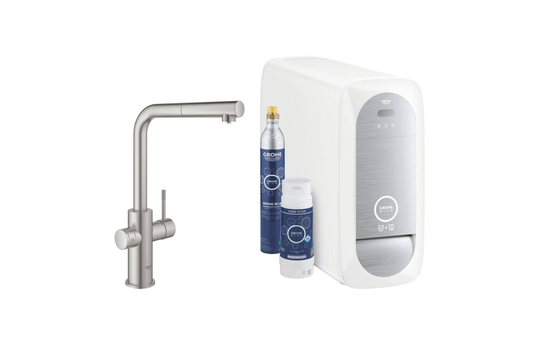 Grohe Küchenarmatur »Blue Home L-Auslauf Starter Kit« Grohe Küchenarmatur »Blue Home L-Auslauf Starter Kit« von Grohe