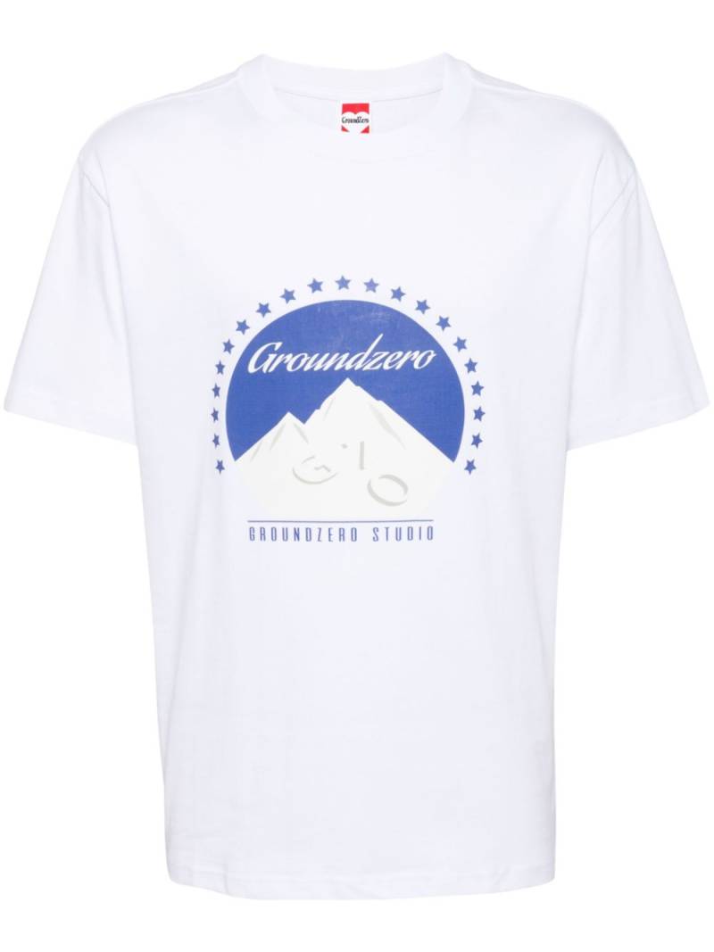 Ground Zero graphic-print cotton T-shirt - White von Ground Zero