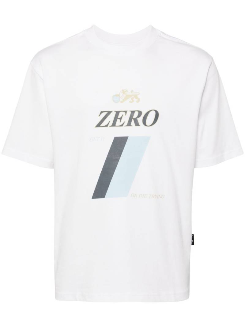 Ground Zero logo-print cotton T-shirt - White von Ground Zero