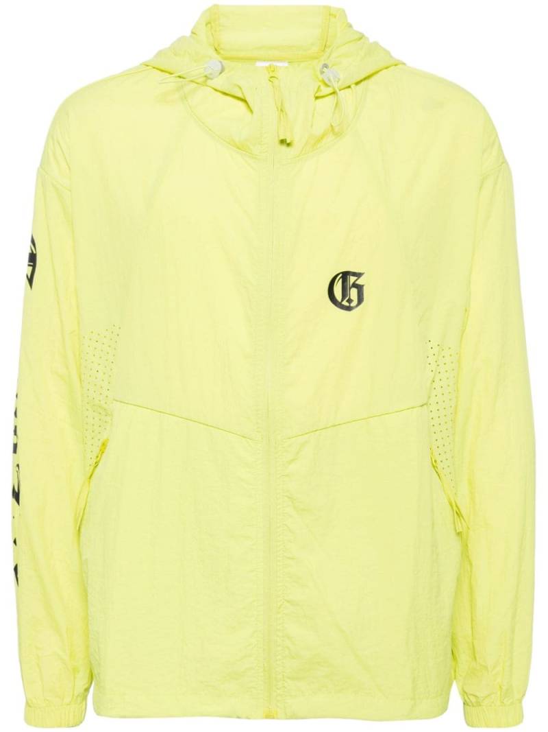 Ground Zero logo-print lightweight jacket - Yellow von Ground Zero