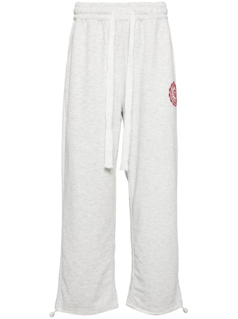 Ground Zero logo-print track pants - Grey von Ground Zero