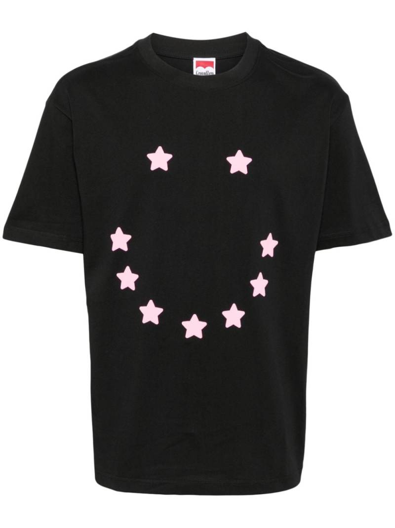 Ground Zero star-print cotton T-shirt - Black von Ground Zero