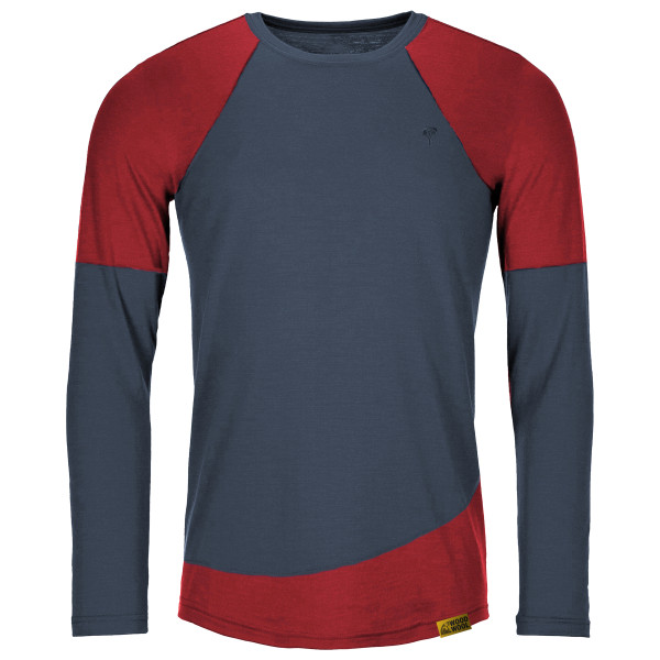 Grüezi Bag - Woodwool Longsleeve Mr. Picard - Merinoshirt Gr XL blau von Grüezi Bag