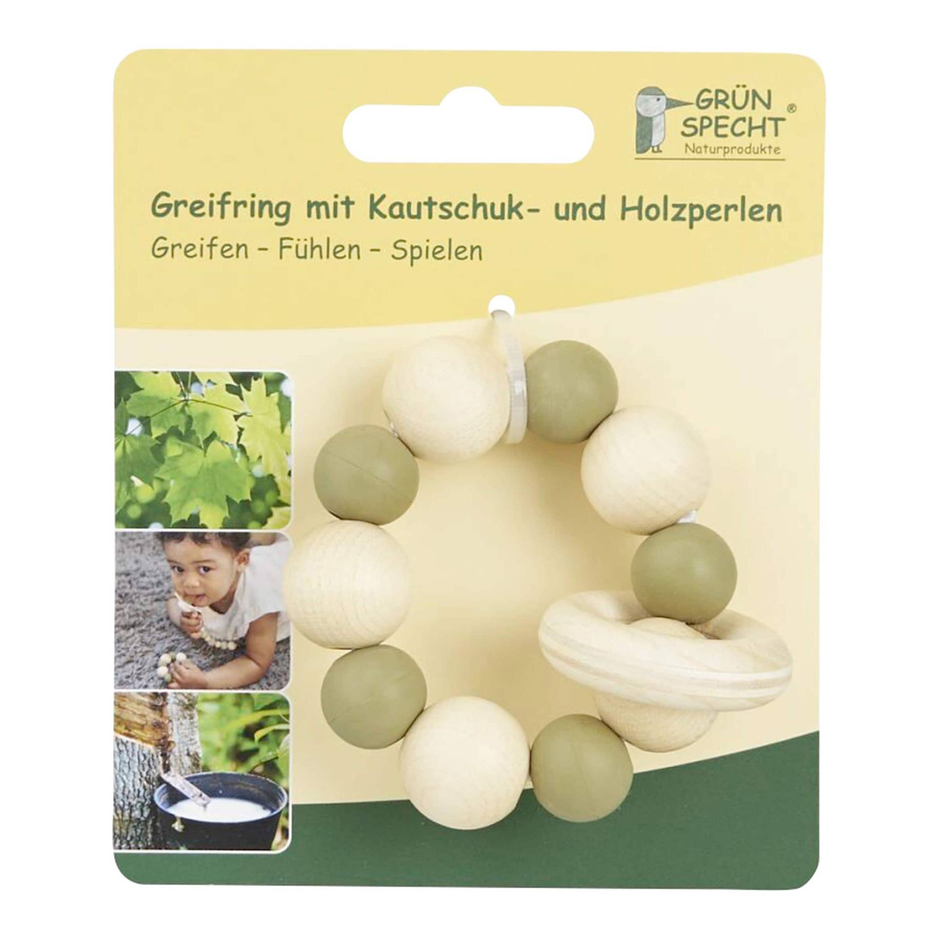 Greifring aus Holz mit Kautschuk Greifring aus Holz mit Kautschuk von Grünspecht
