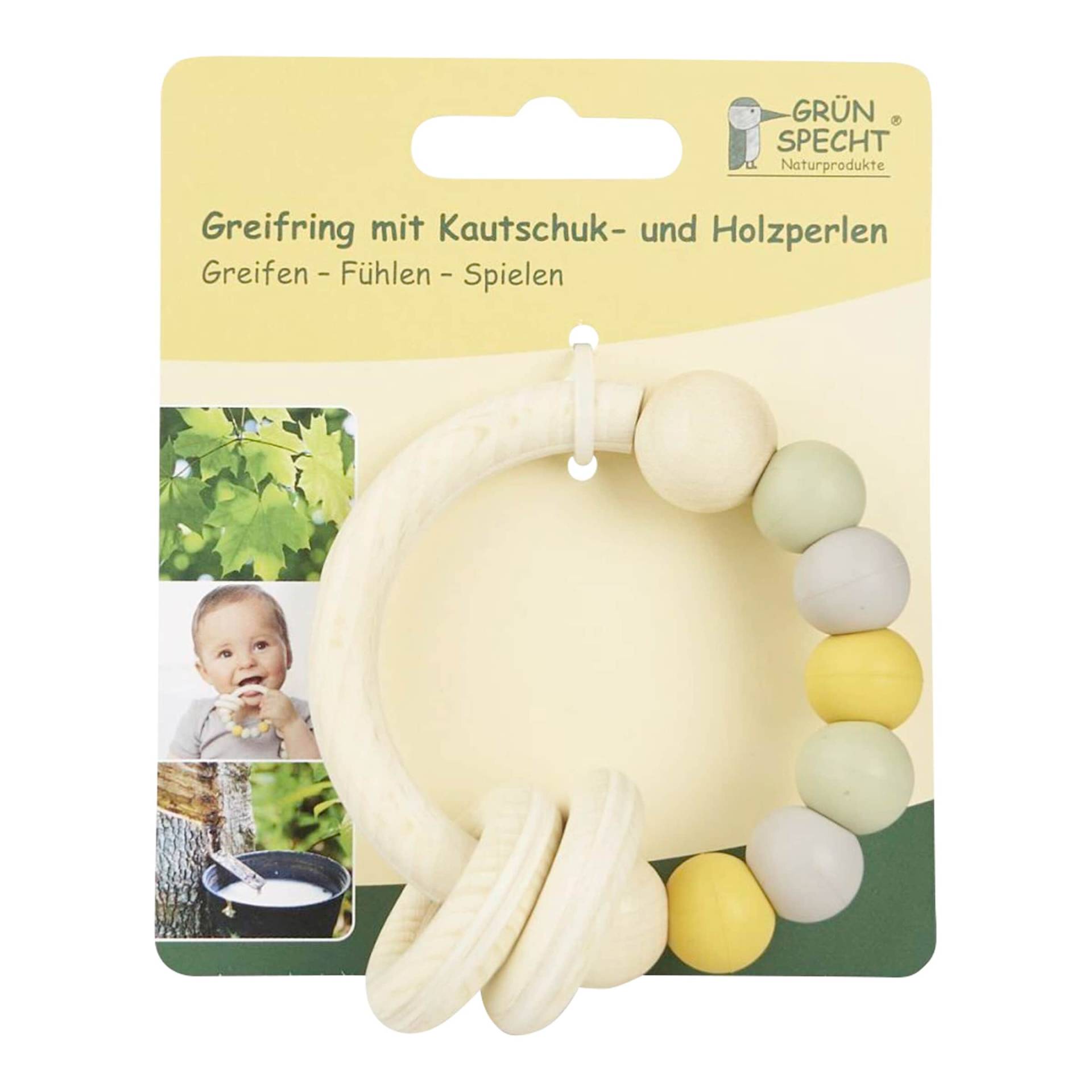 Greifring aus Holz mit Kautschuk Greifring aus Holz mit Kautschuk von Grünspecht