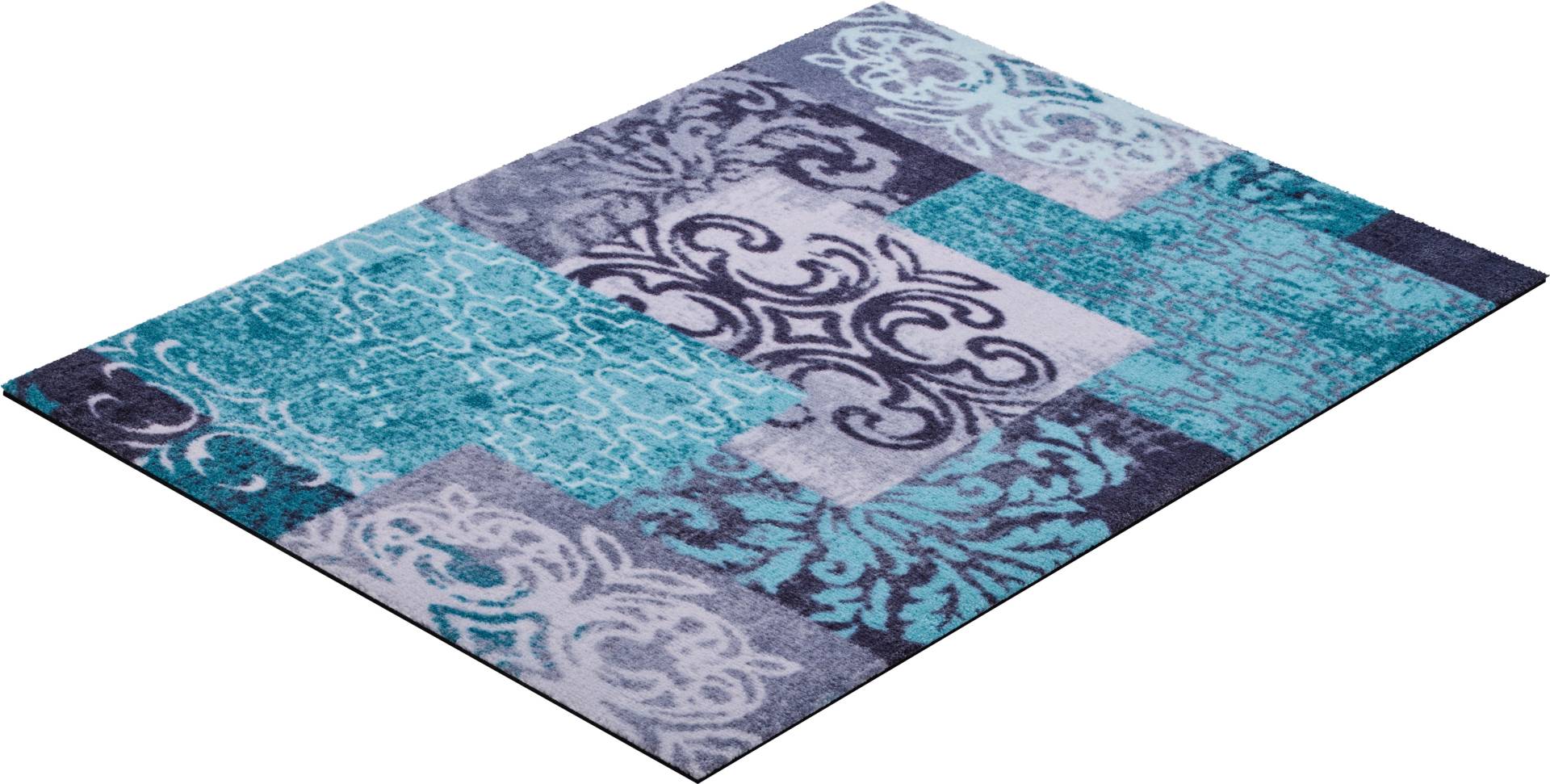 Grund Fussmatte »Pago«, rechteckig, 8 mm Höhe, Schmutzfangmatte im Patchwork-Stil, bunt, waschbar, den Grund Fussmatte »Pago«, rechteckig, 8 mm Höhe, Schmutzfangmatte im Patchwork-Stil, bunt, waschbar, den von Grund