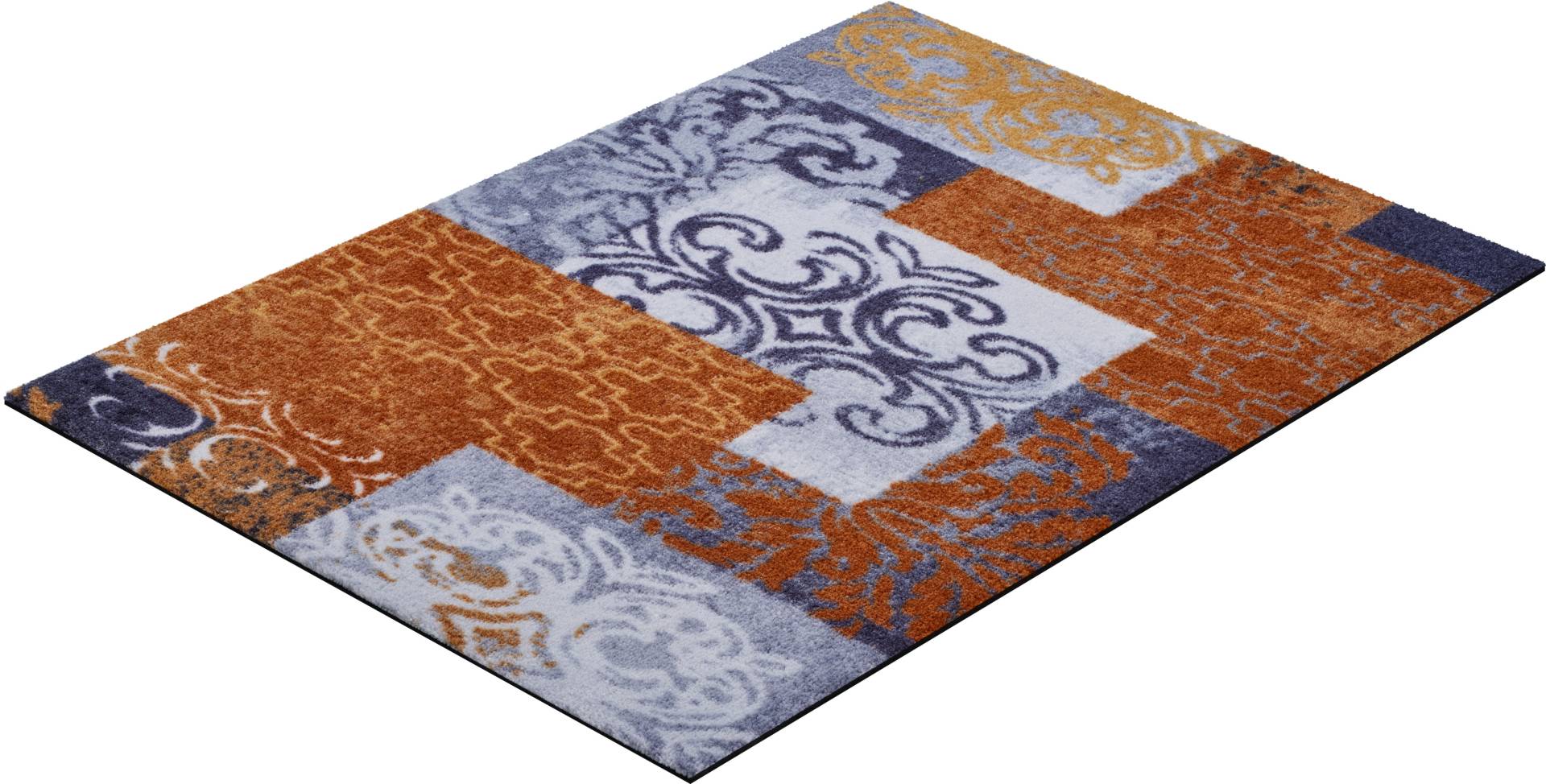 Grund Fussmatte »Pago«, rechteckig, 8 mm Höhe, Schmutzfangmatte im Patchwork-Stil, bunt, waschbar, den Grund Fussmatte »Pago«, rechteckig, 8 mm Höhe, Schmutzfangmatte im Patchwork-Stil, bunt, waschbar, den von Grund