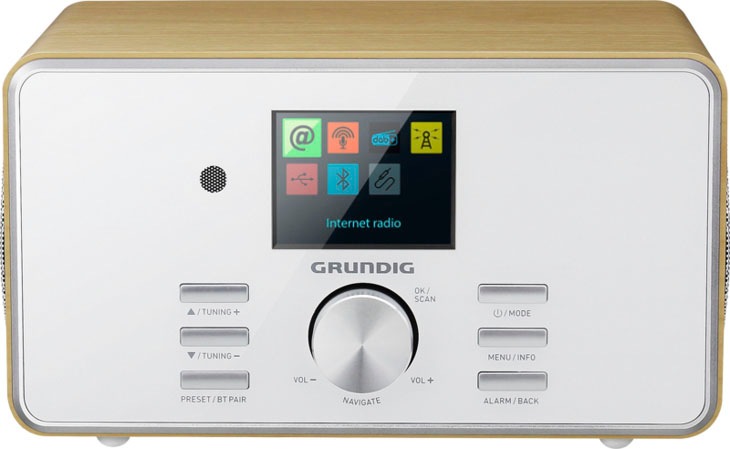 Grundig Internet-Radio »DTR 5000 X«, (Bluetooth-WLAN Digitalradio (DAB+)-FM-Tuner-Internetradio-FM-Tuner mit RDS 14 W) von Grundig