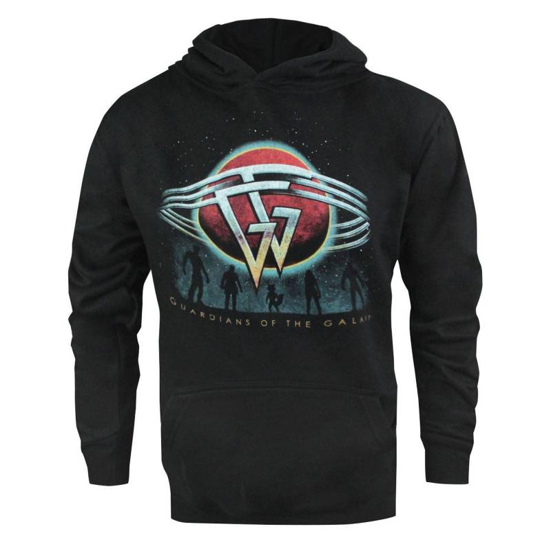 Kapuzenpullover Herren Schwarz S von Guardians Of The Galaxy