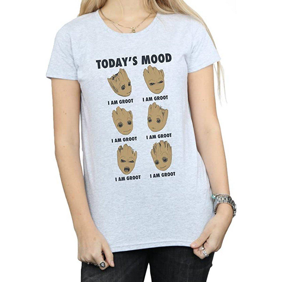 Guardians Of The Galaxy - Today´s Mood TShirt, für Damen, Grau, Größe L von Guardians Of The Galaxy