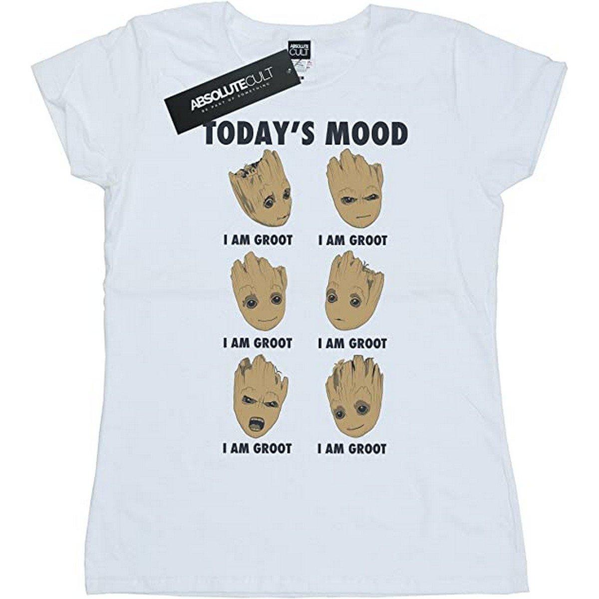 Today's Mood Tshirt Damen Weiss S von Guardians Of The Galaxy