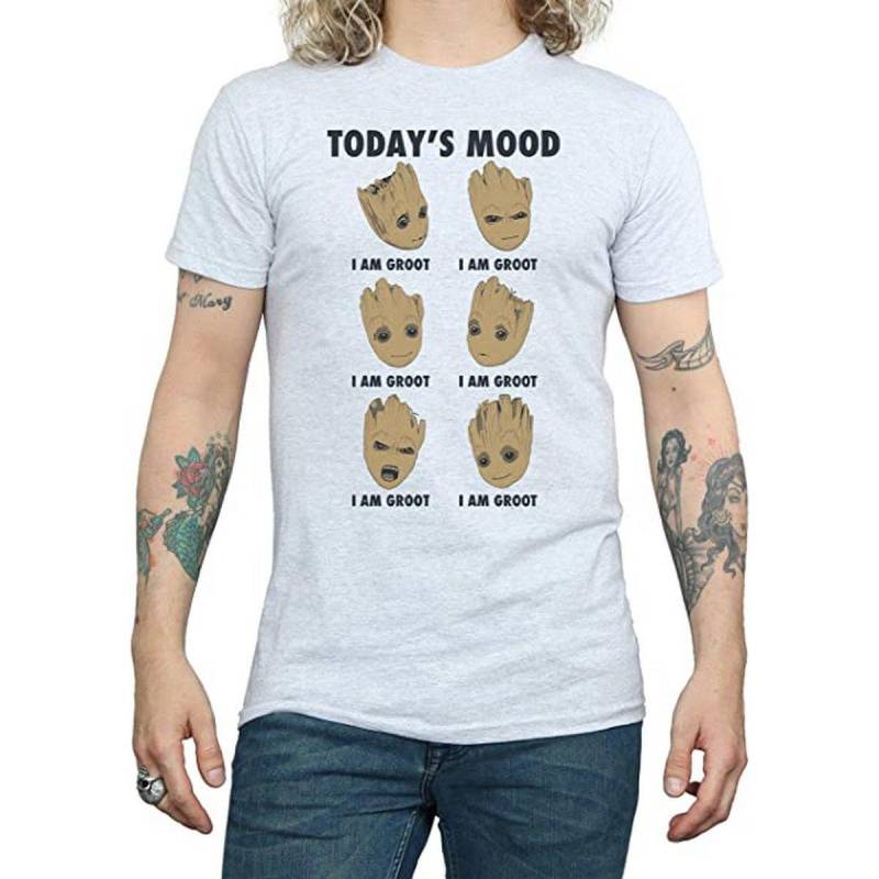 Today's Mood Tshirt Herren Grau 3XL von Guardians Of The Galaxy