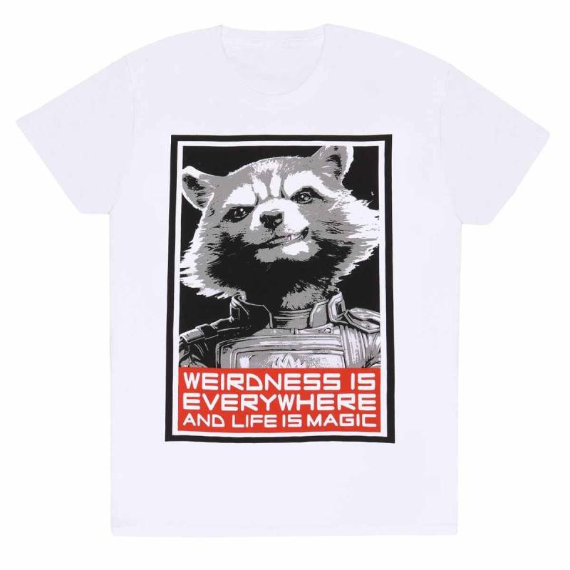 Tshirt Herren Weiss L von Guardians Of The Galaxy