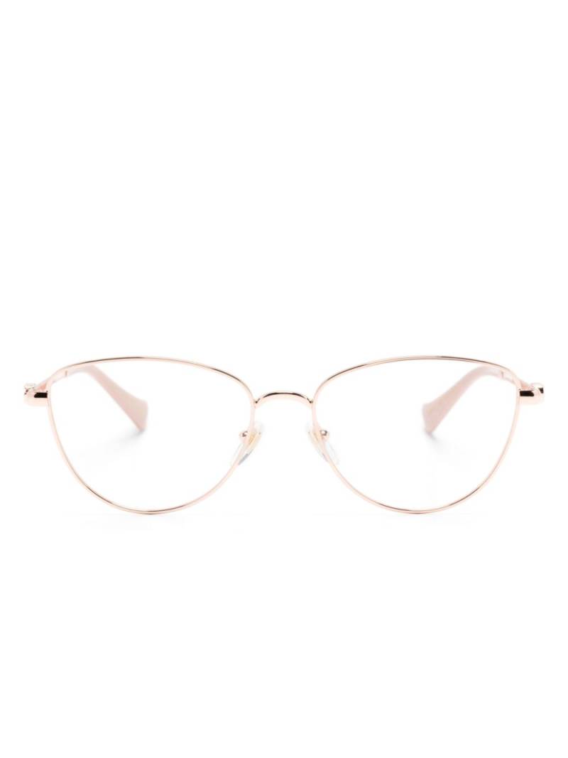 Gucci Eyewear Double-G cat-eye-frame glasses - Gold von Gucci Eyewear