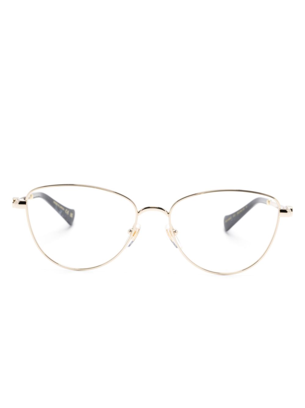 Gucci Eyewear Double-G cat-eye-frame glasses - Gold von Gucci Eyewear