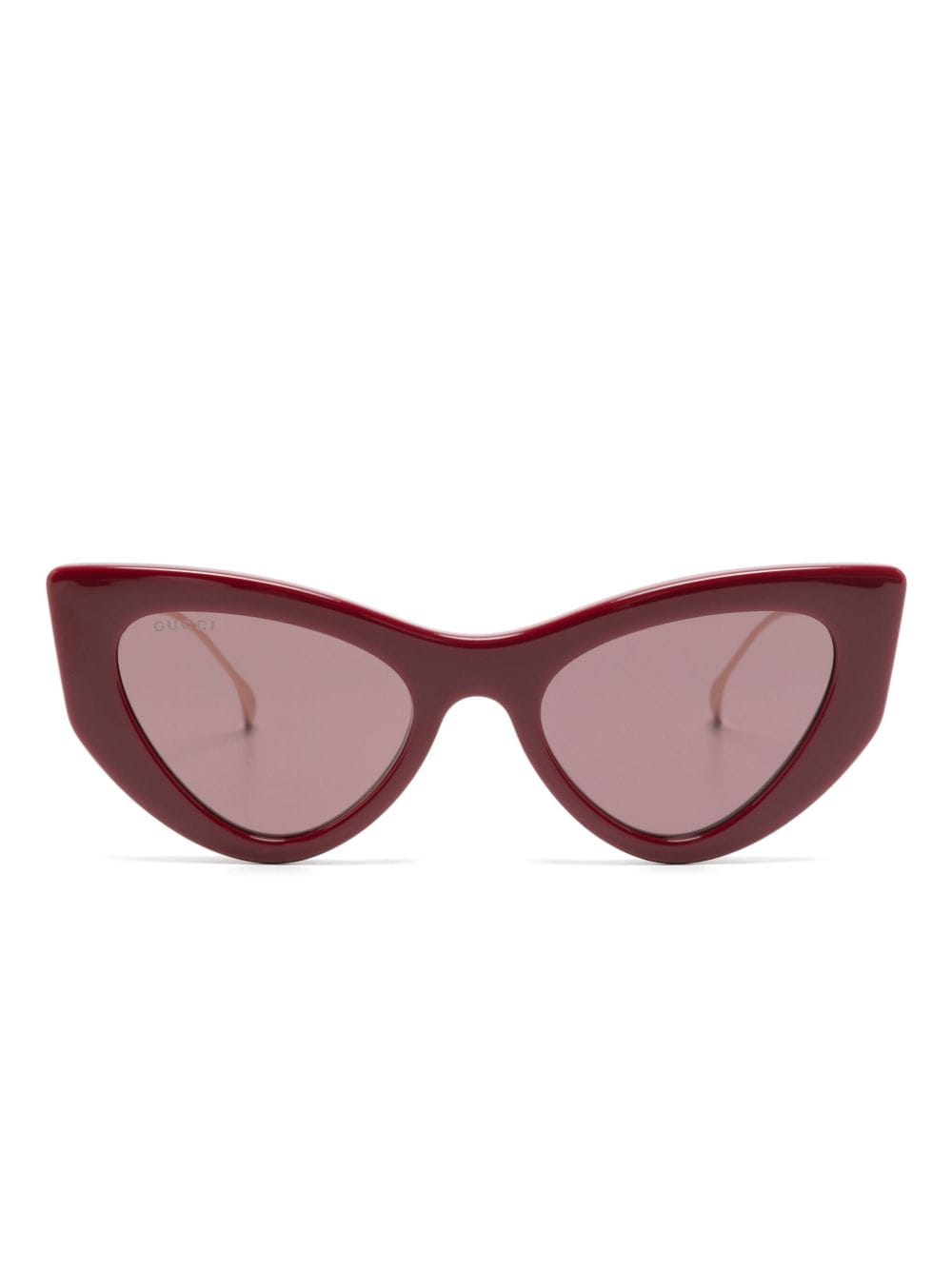 Gucci Eyewear Double G cat-eye sunglasses - Red von Gucci Eyewear