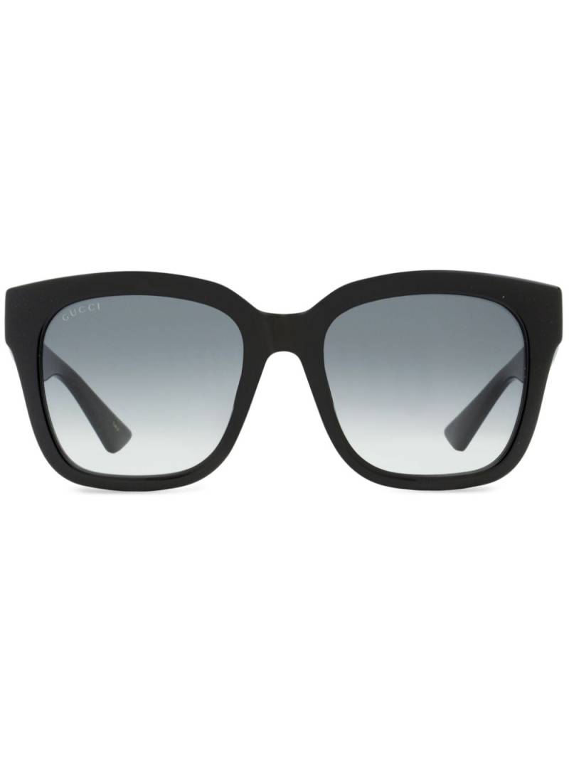 Gucci Eyewear Double-G square-frame sunglasses - Black von Gucci Eyewear