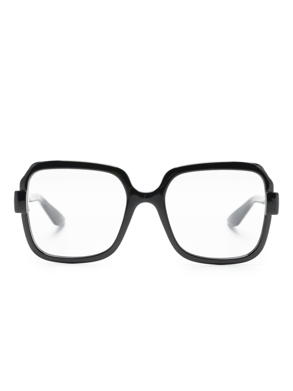 Gucci Eyewear GG14330oversize-frame glasses - Black von Gucci Eyewear