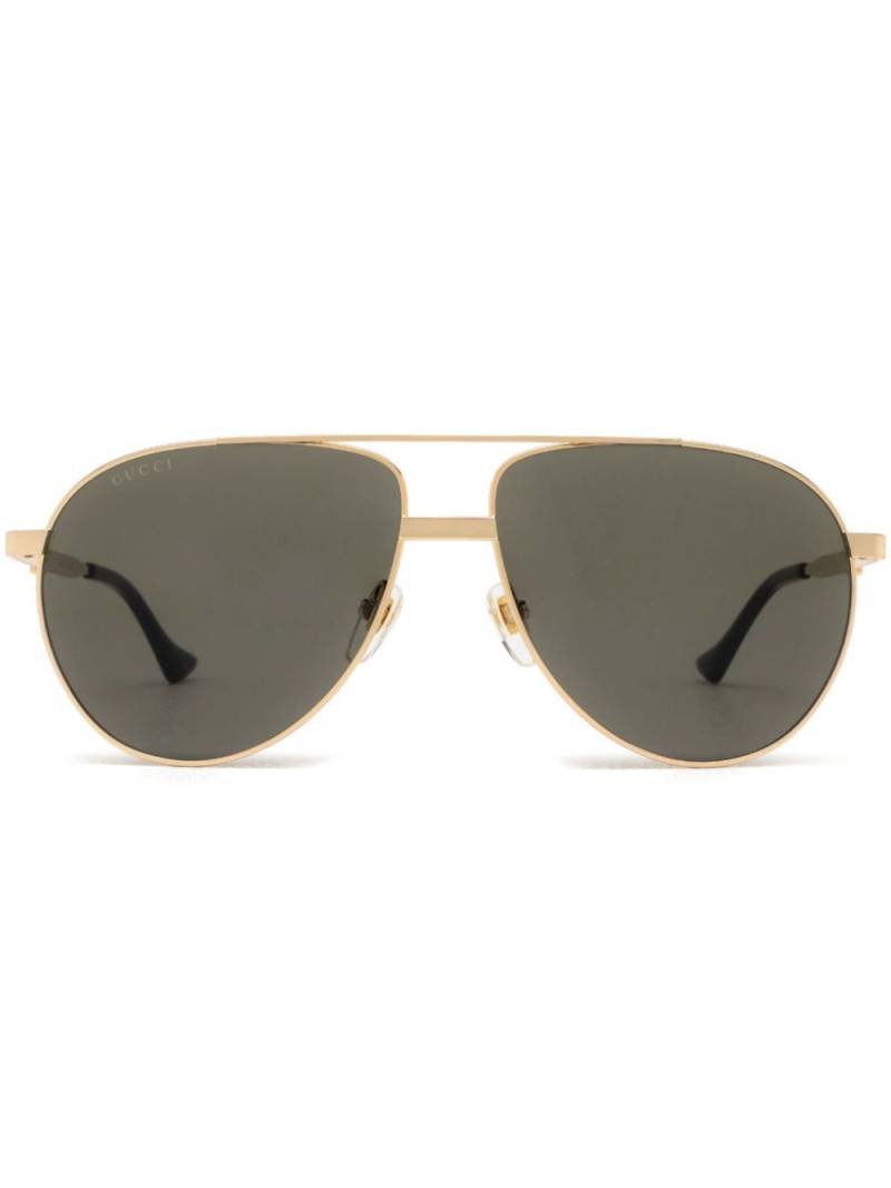 Gucci Eyewear pilot-frame sunglasses - Gold von Gucci Eyewear