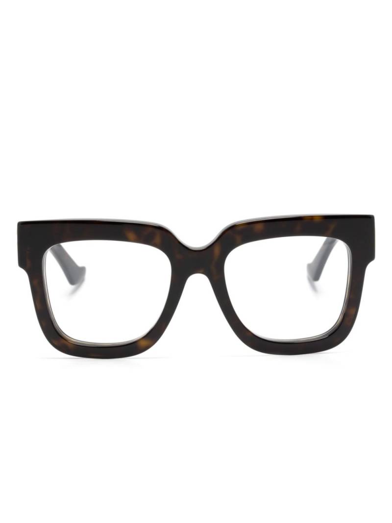 Gucci Eyewear GG1549O square-frame glasses - Brown von Gucci Eyewear