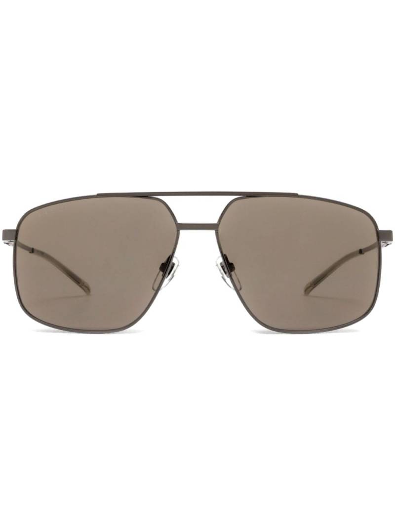 Gucci Eyewear oversize frame sunglasses - Grey von Gucci Eyewear