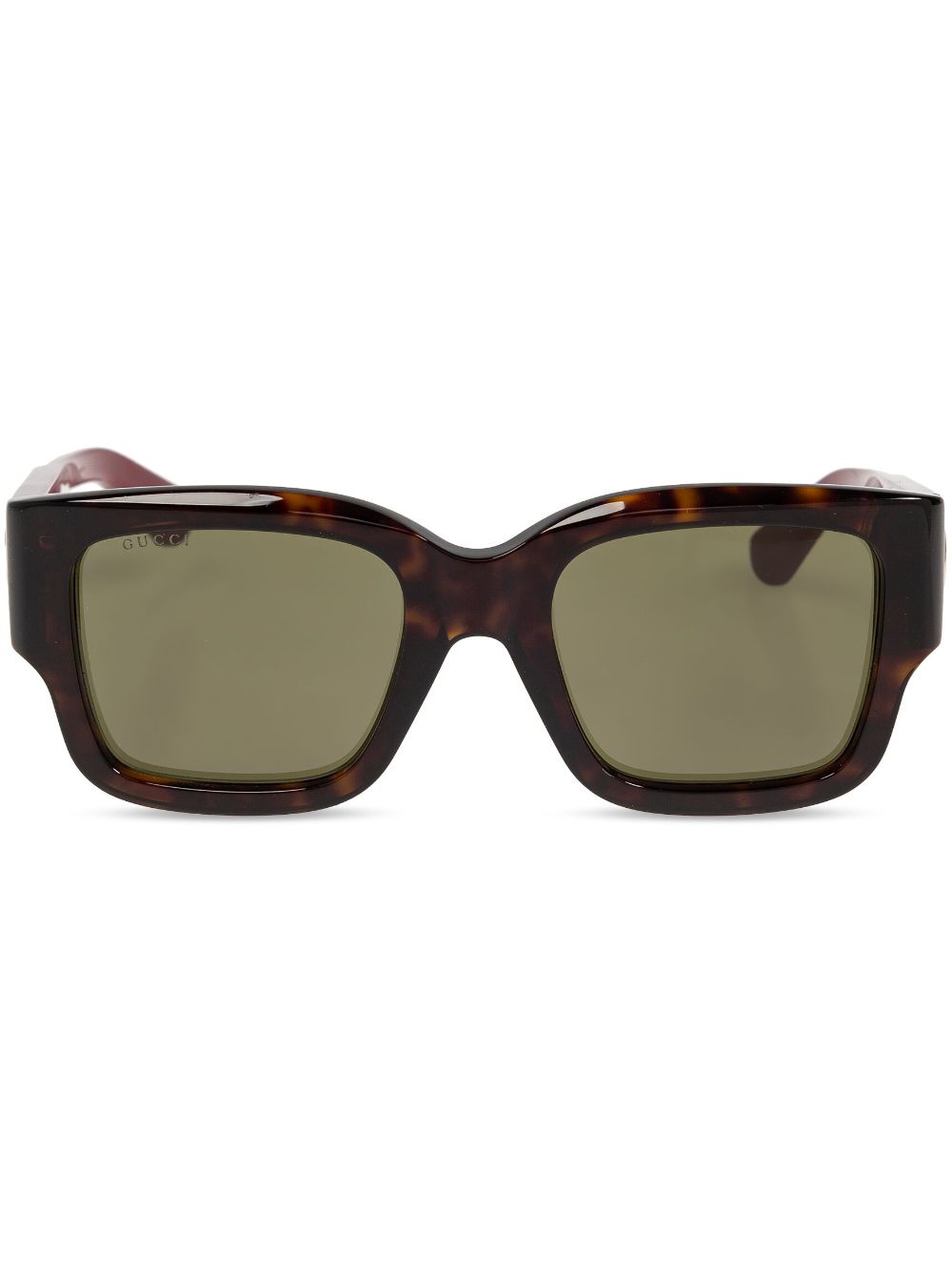 Gucci Eyewear Interlocking G sunglasses - Brown von Gucci Eyewear