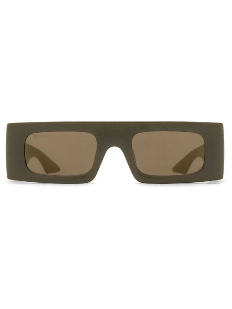 Gucci Eyewear Interlocking G sunglasses - Green von Gucci Eyewear