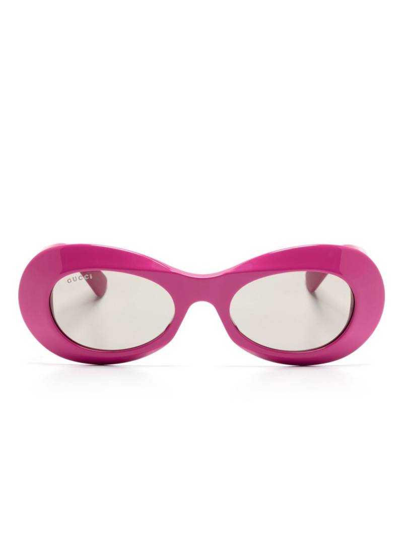 Gucci Eyewear Interlocking G sunglasses - Pink von Gucci Eyewear