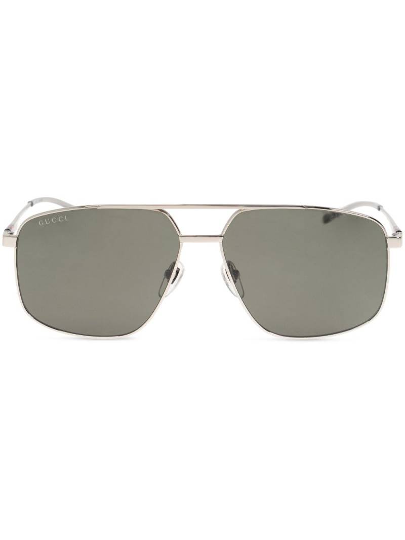 Gucci Eyewear Navigator sunglasses - Gold von Gucci Eyewear