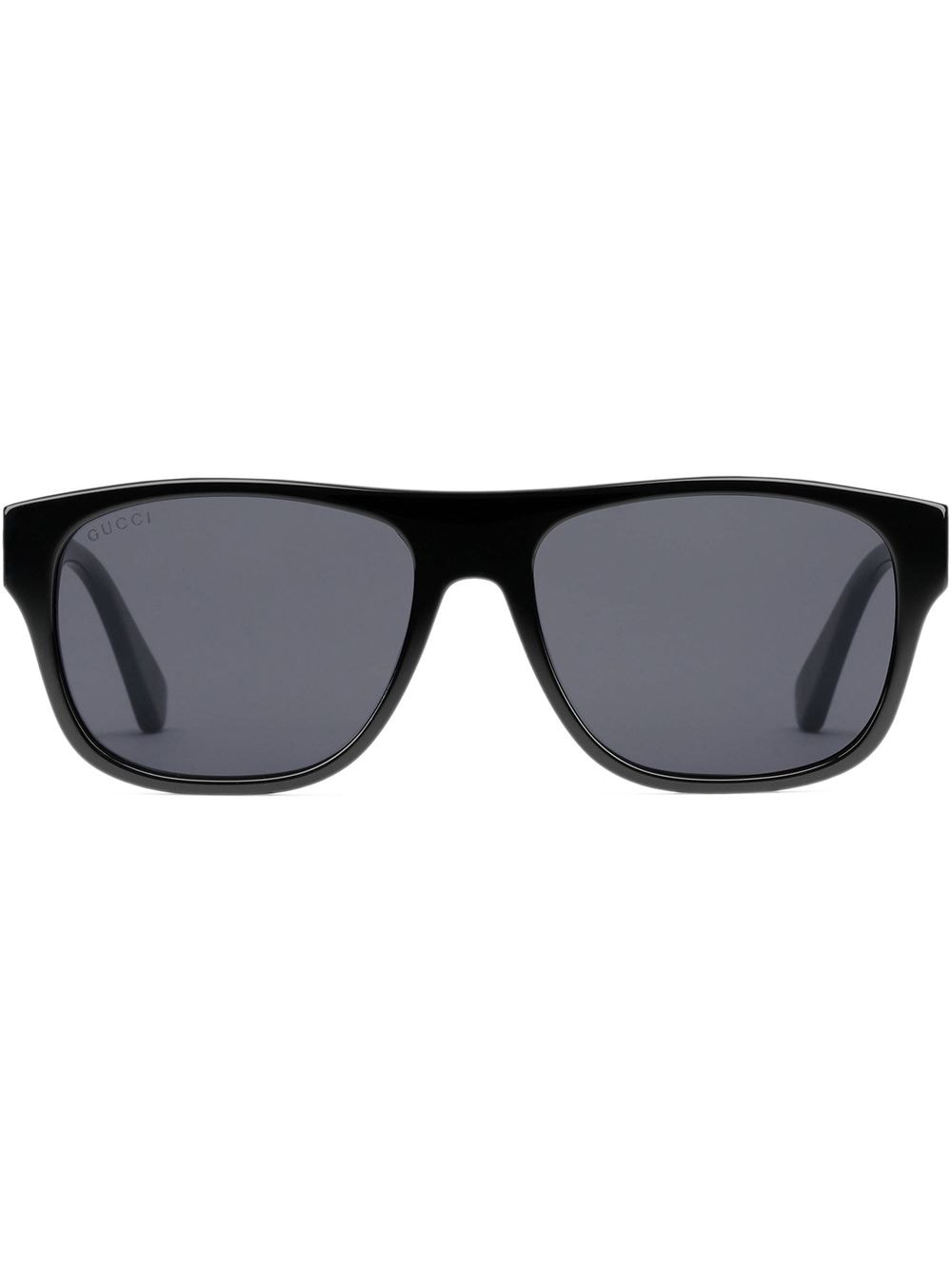 Gucci Eyewear Rectangular-frame acetate sunglasses - Black von Gucci Eyewear