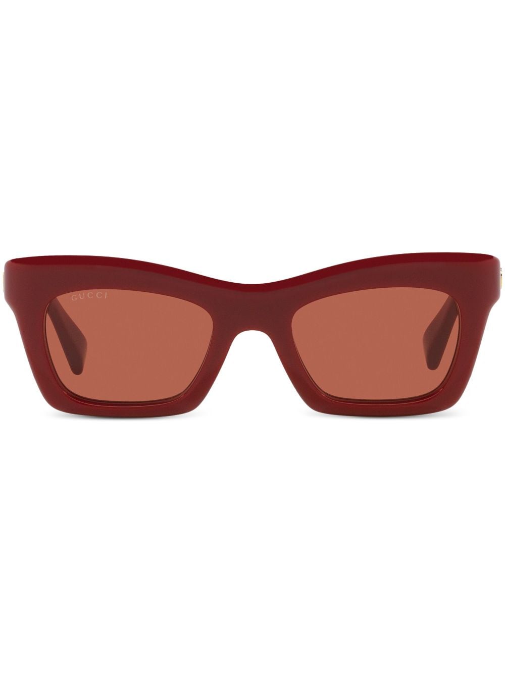 Gucci Eyewear Script sunglasses - Red von Gucci Eyewear