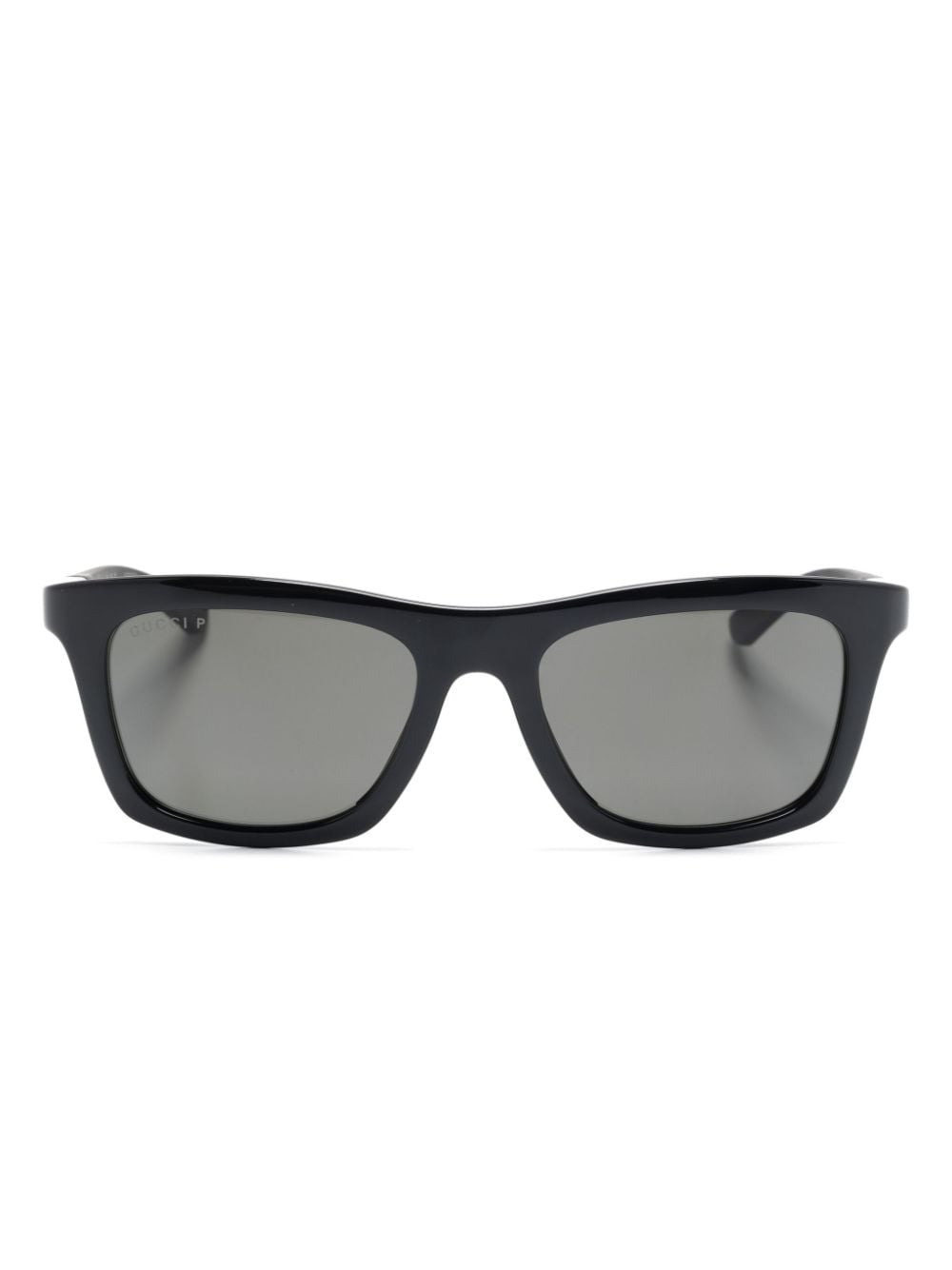 Gucci Eyewear Web-detail sunglasses - Black von Gucci Eyewear