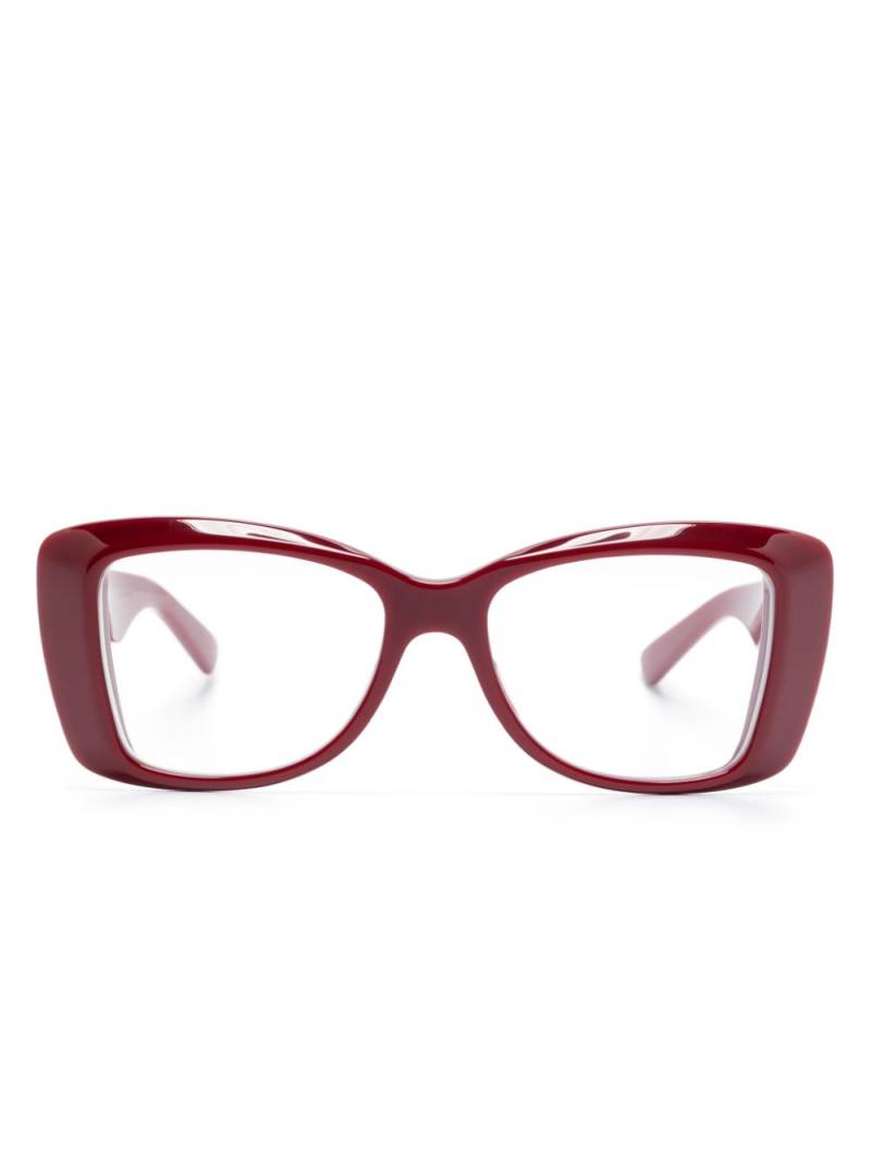 Gucci Eyewear butterfly-frame glasses - Red von Gucci Eyewear