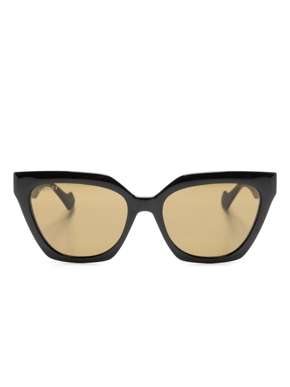 Gucci Eyewear cat-eye clip-on sunglasses - Black von Gucci Eyewear