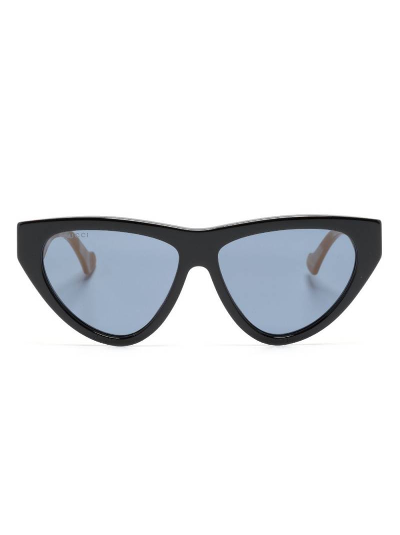 Gucci Eyewear cat-eye frame sunglasses - Black von Gucci Eyewear