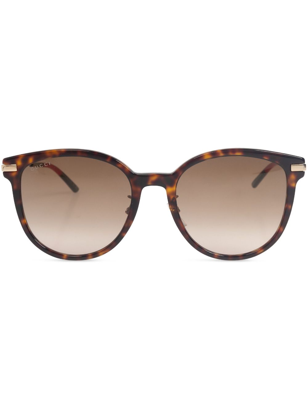 Gucci Eyewear cat-eye frame sunglasses - Brown von Gucci Eyewear