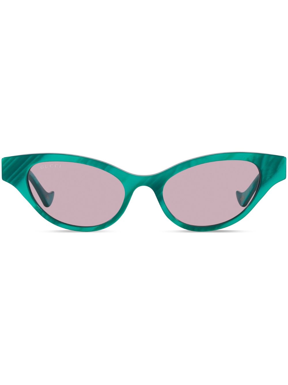 Gucci Eyewear cat-eye frame sunglasses - Green von Gucci Eyewear