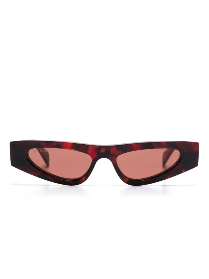 Gucci Eyewear cat-eye sunglasses - Brown von Gucci Eyewear