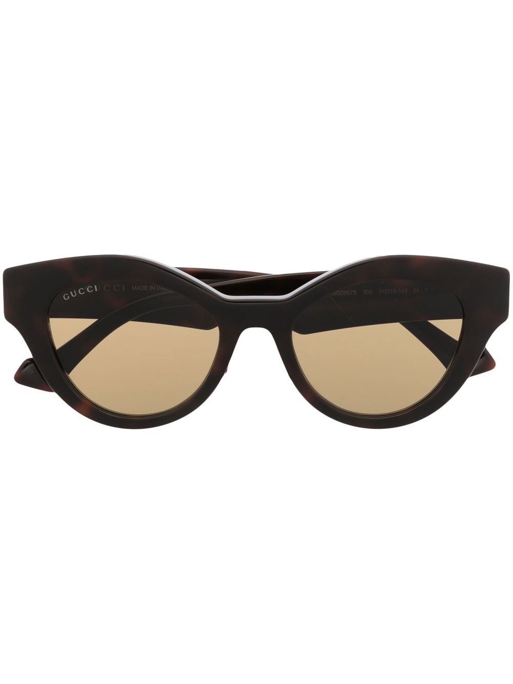 Gucci Eyewear cat-eye sunglasses - Brown von Gucci Eyewear