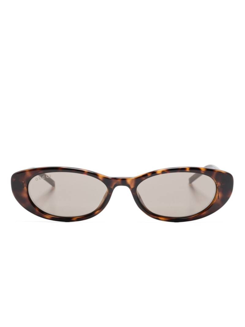 Gucci Eyewear cat-eye sunglasses - Brown von Gucci Eyewear