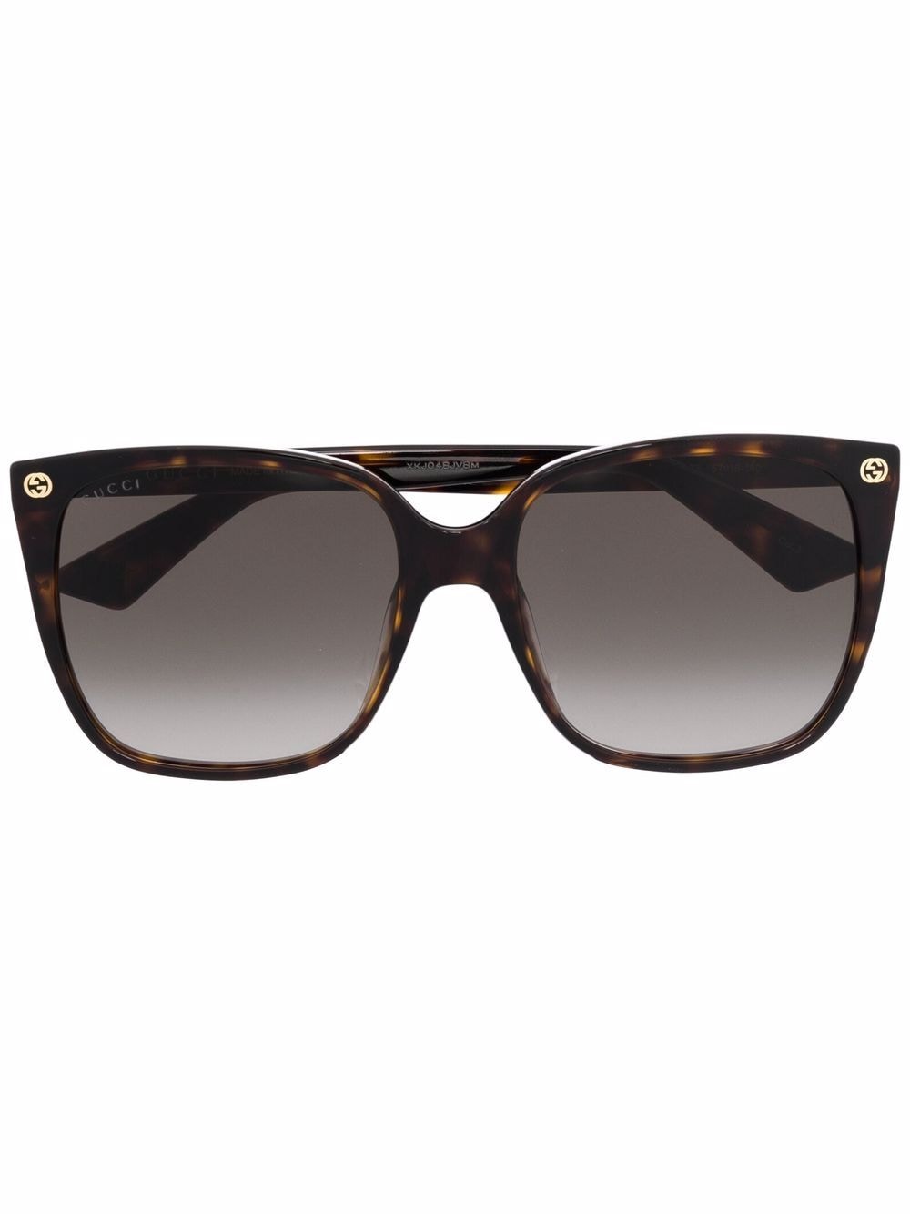 Gucci Eyewear cat-eye tinted sunglasses - Brown von Gucci Eyewear