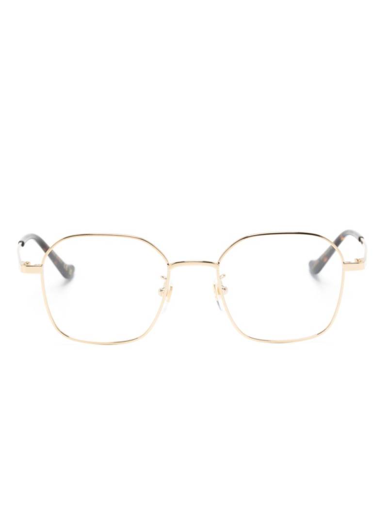 Gucci Eyewear geometric-frame glasses - Gold von Gucci Eyewear