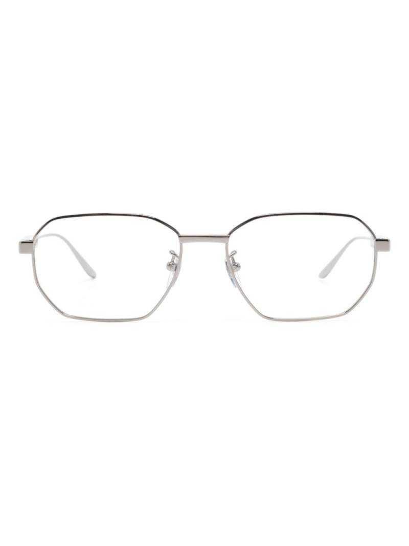 Gucci Eyewear geometric-frame glasses - Silver von Gucci Eyewear