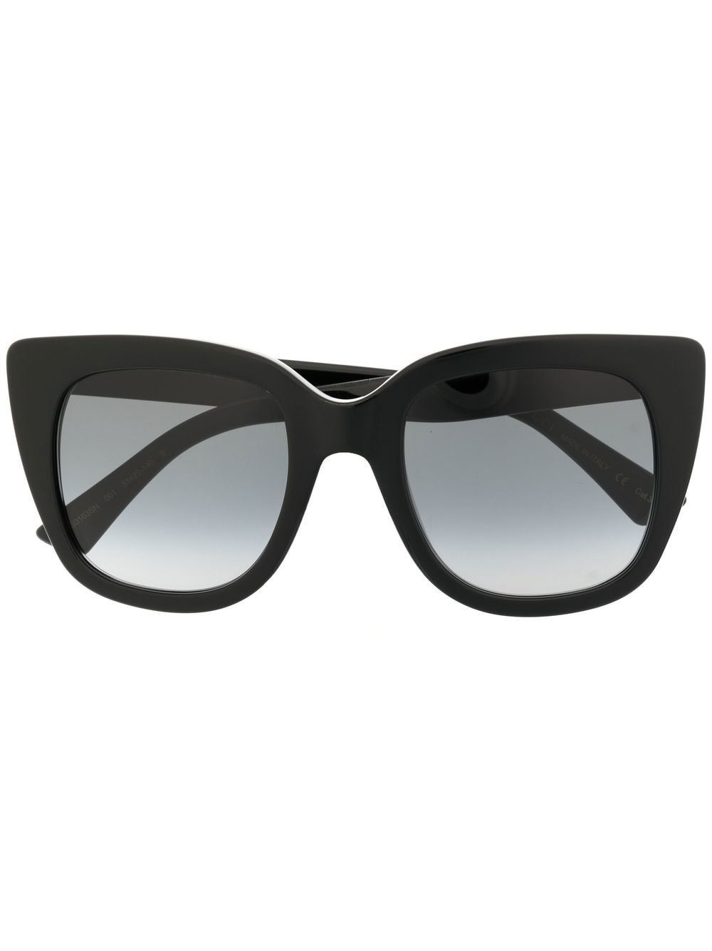 Gucci Eyewear gradient oversize-frame sunglasses - Black von Gucci Eyewear