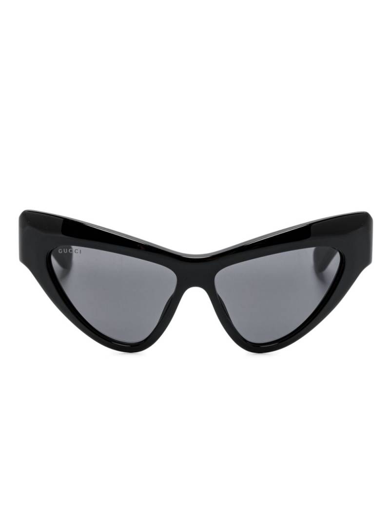 Gucci Eyewear cat-eye frame sunglasses - Black von Gucci Eyewear