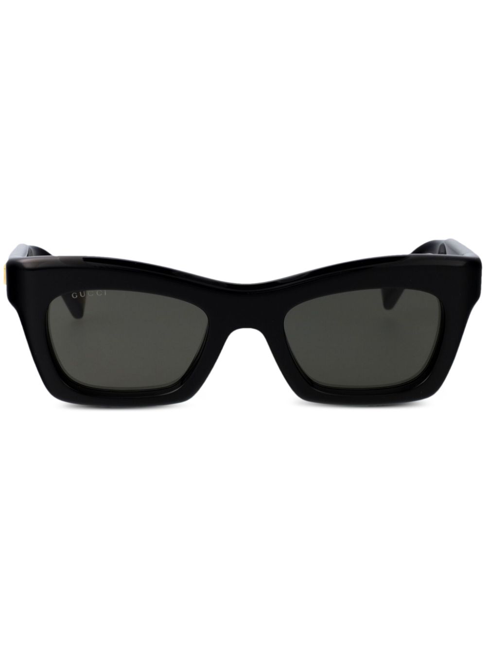 Gucci Eyewear logo-lettering sunglasses - Black von Gucci Eyewear